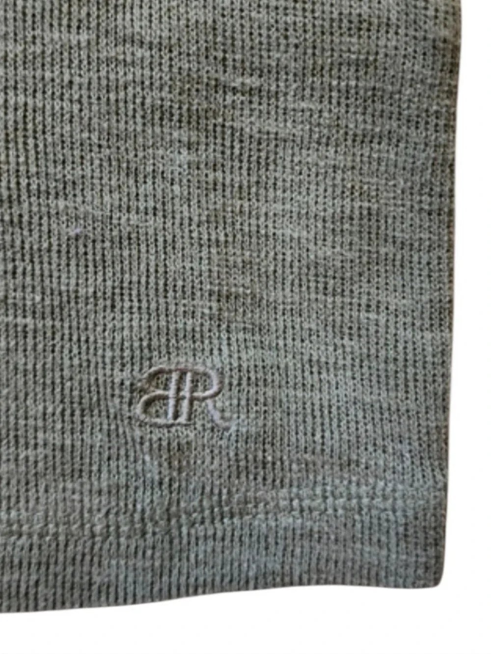 ​Banana Republic 2XL Green Long Sleeve Thermal Waffle Knit Shirt Outdoor XXL